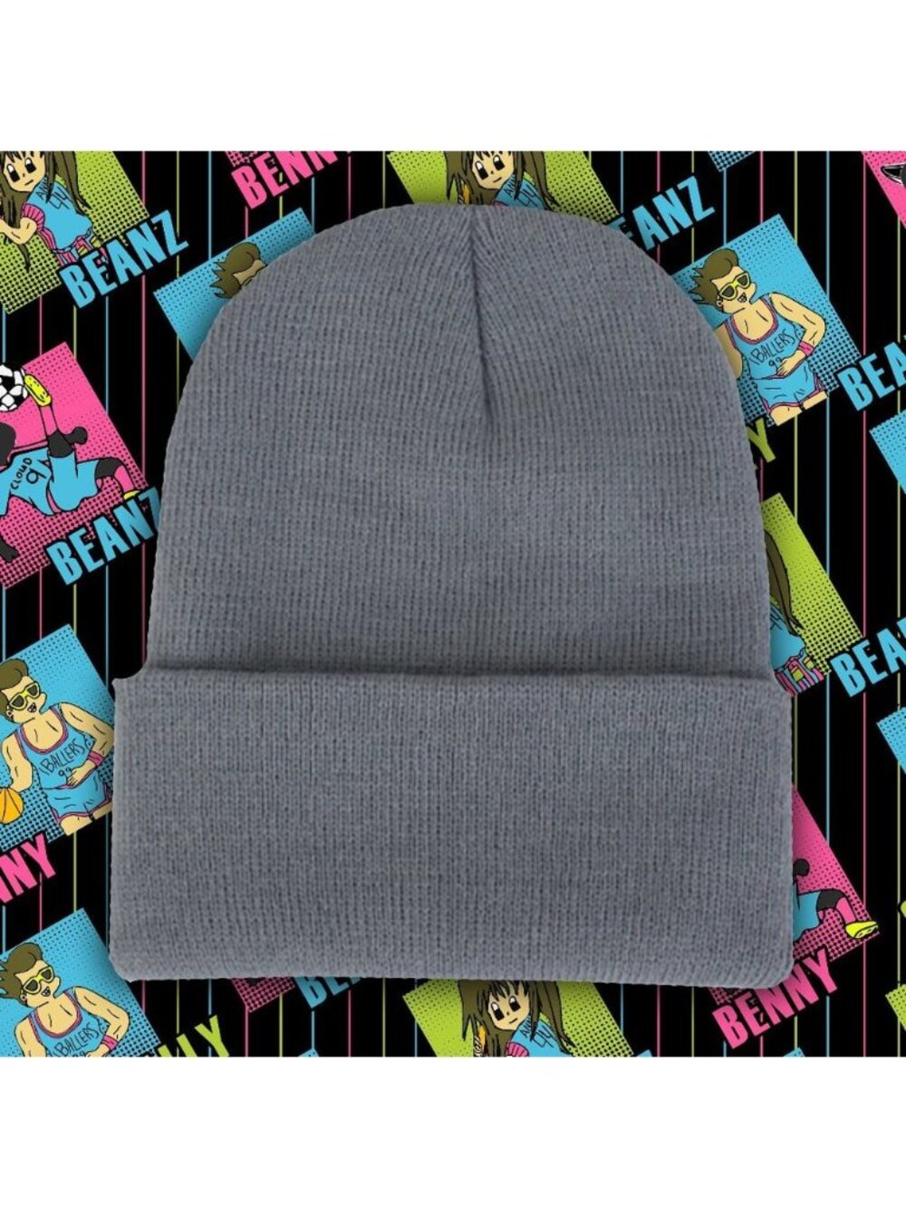 NWOT Grey Essential Classic Beanie Unisex